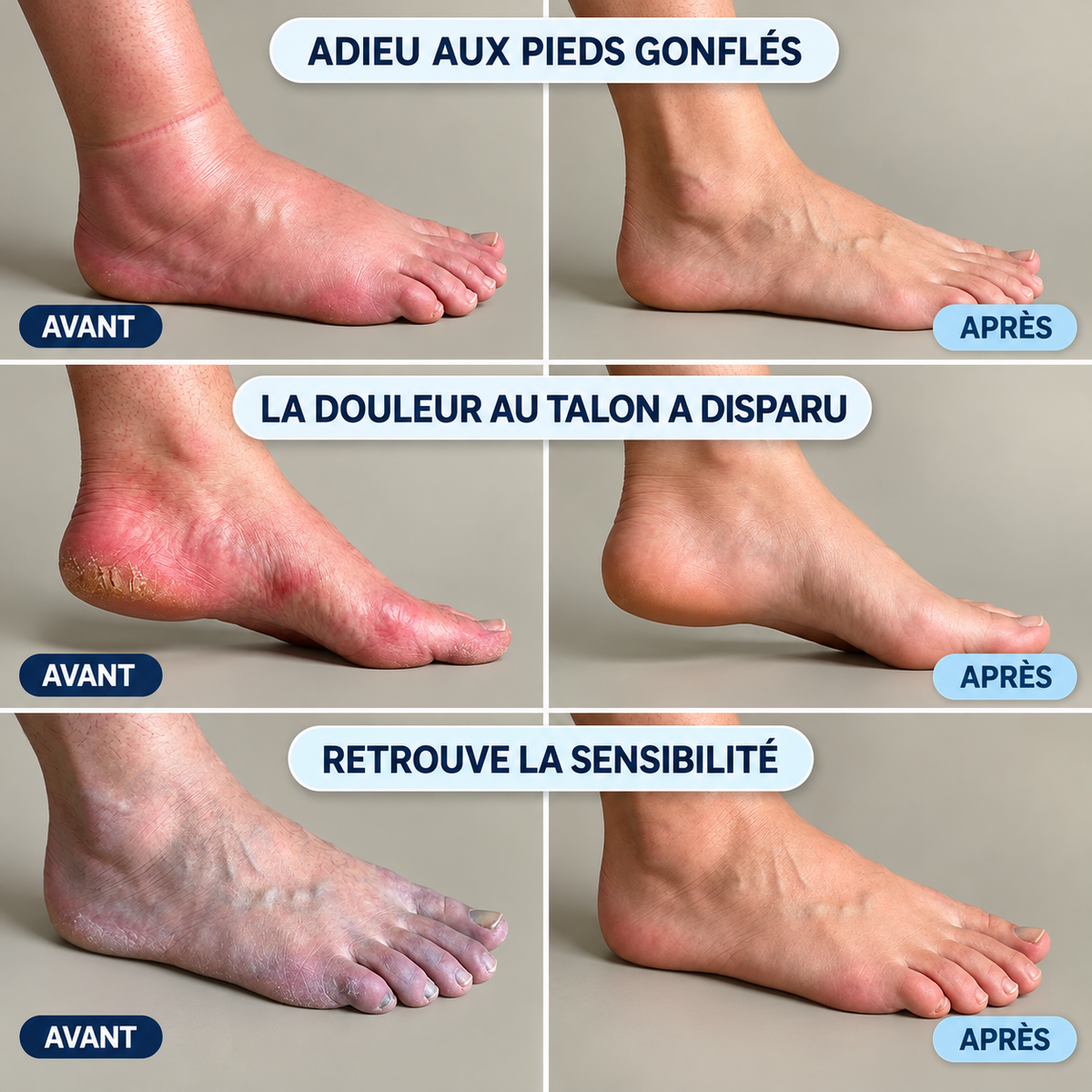 ThermaPied™ – Masseur Pieds & Chevilles 3-en-1 Chauffant
