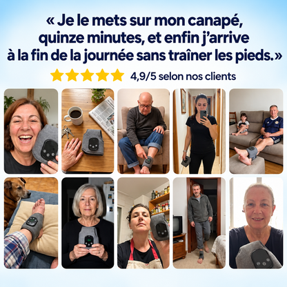 ThermaPied™ – Masseur Pieds & Chevilles 3-en-1 Chauffant